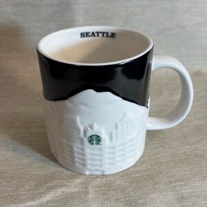 Starbucks Seattle Black and White Mug
